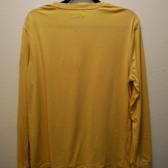 PULP FICTION VINCENT & JULES MIRAMAX LICENSED YELLOW LONG SLEEVE MEDIUM T-SHIRT - Picture 5 of 6